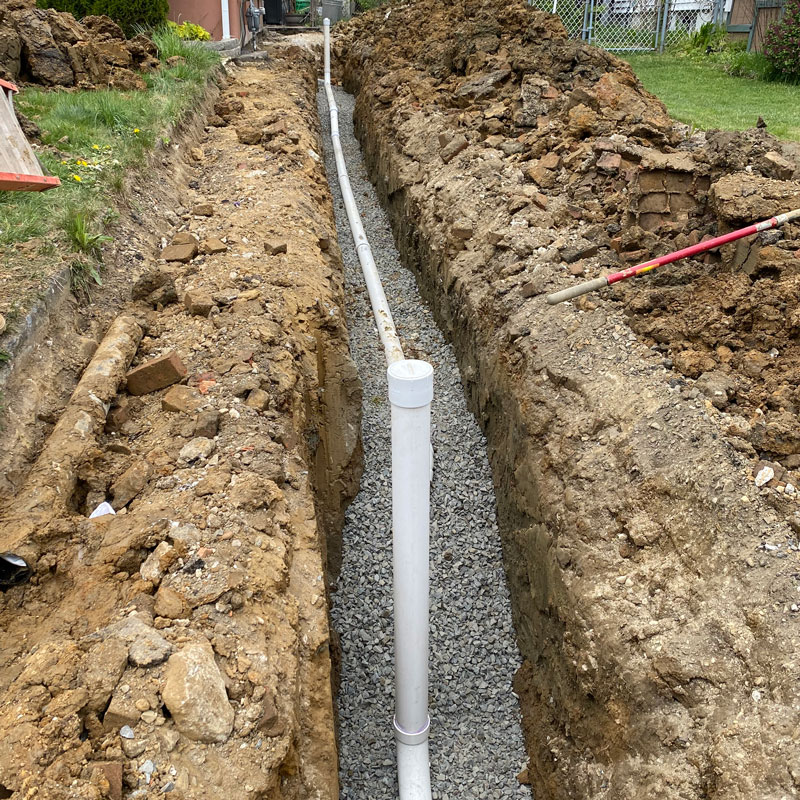 sewer line repair and water line repair